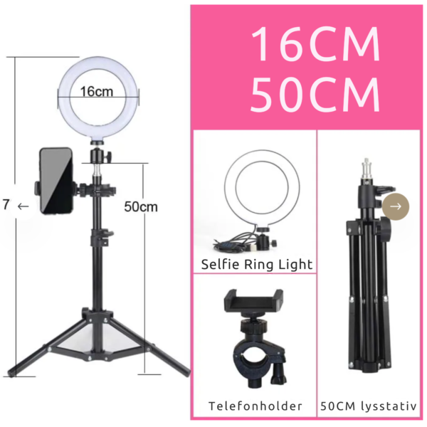 professional led ring light portable