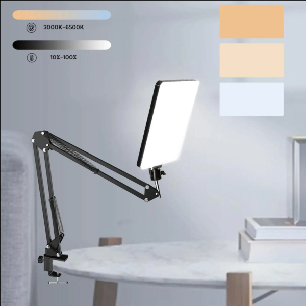 Desktop Ring Light tent på skrivebord