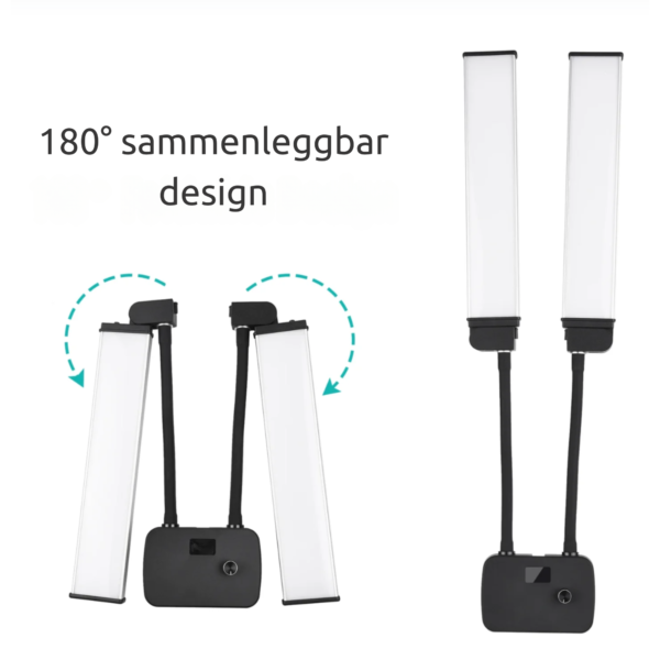 Bicolor belysning med ringlys for produktfotografering
