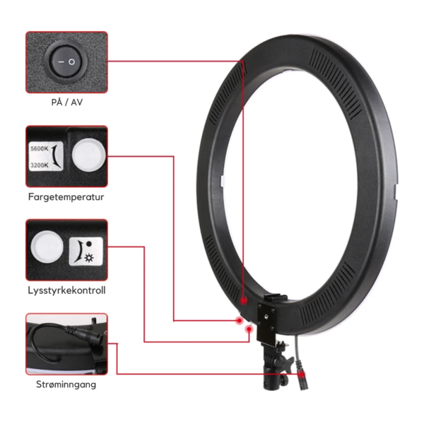Led Ring Light Profesjonelle