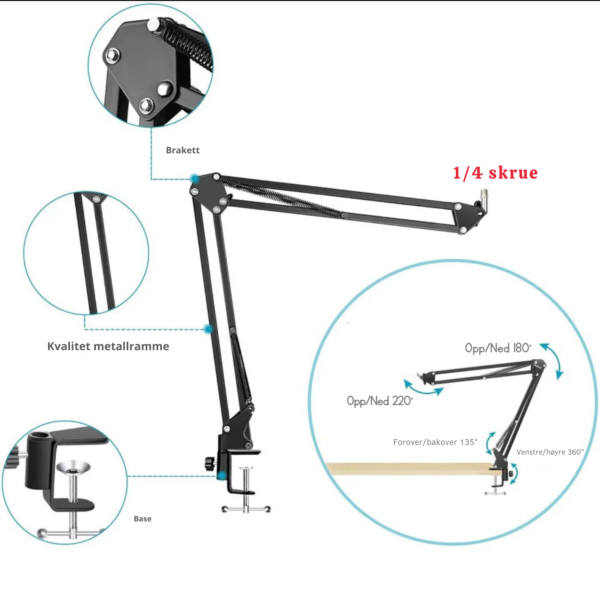 Ring Light For Skrivebord