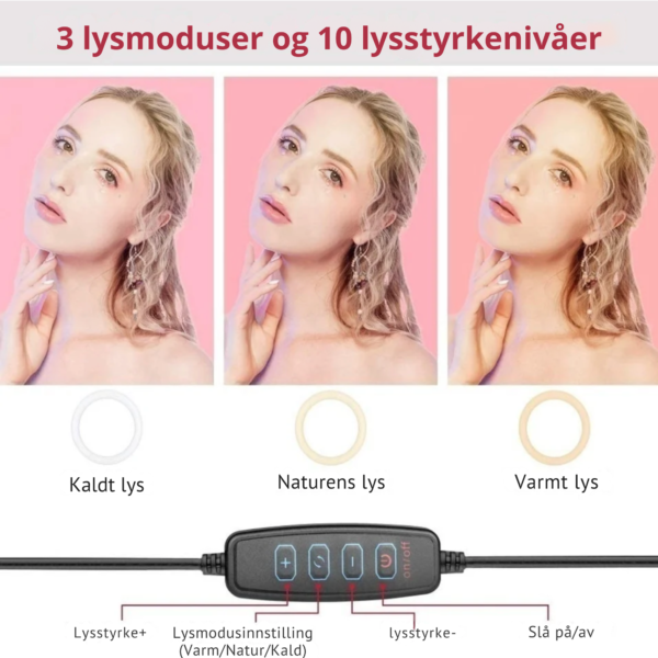 Ring Light Skrivebord