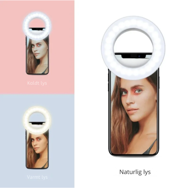 Round Selfie Ring Light